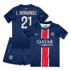 Camisetas Paris Saint Germain Lucas Hernandez 21 Primera 2024-25 - Niño (+ Pantalones)